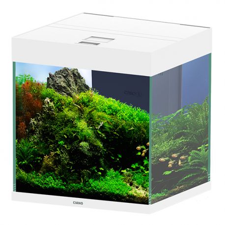 CIANO Emotions Pro 40 - Blanc - Aquarium tout équipé - 52 Litres