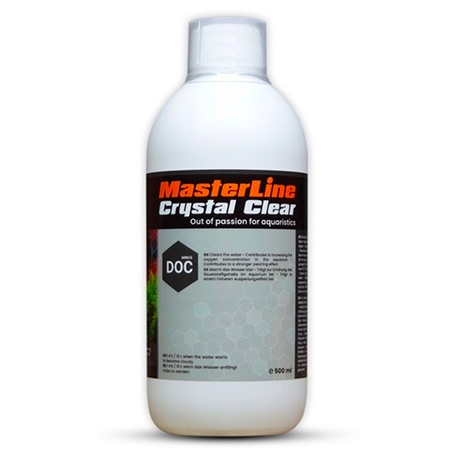 MasterLine Crystal Clear – Clarifiant d'eau pour Aquarium - 500ml