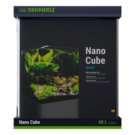 DENNERLE Aquarium Complet Nano Cube Basic - 60 L