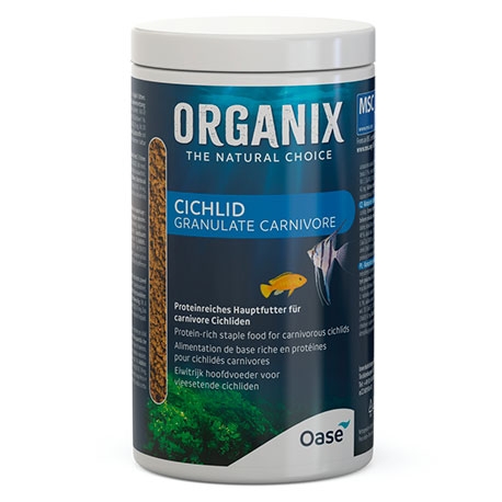 OASE Organix Cichlidé Carnivore Granulé - Nourriture pour Cichlidés Carnivores - 1000 ml