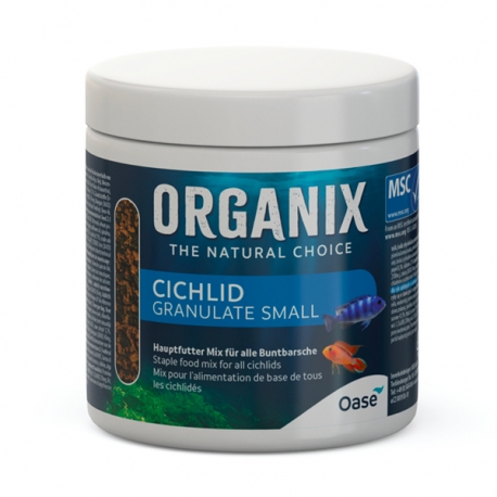 OASE Organix Cichlidé Granulé - Taille S - Nourriture pour Cichlidés Omnivores - 250 ml