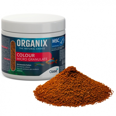 OASE Organix Micro Colour Granulate - Nourriture pour petits poissons colorés - 175 ml