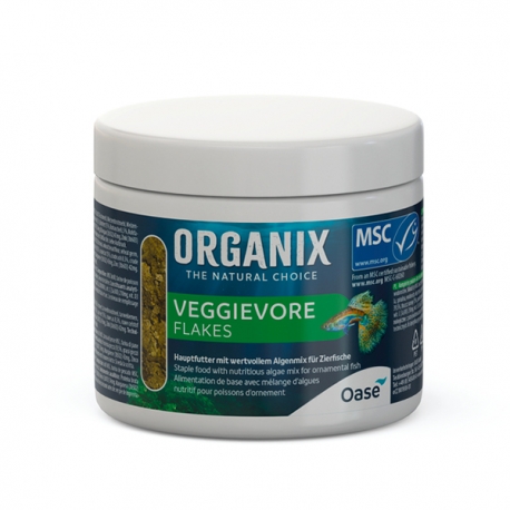 OASE Organix Veggievore Flakes - Nourriture pour poissons herbivores - 175 ml