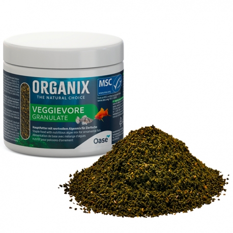 OASE Organix Veggievore Granulate - Nourriture pour poissons herbivores - 175 ml