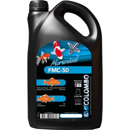 COLOMBO Morenicol FMC-50 - 2500 ml/62500 Litres - Traitement pour poisson de bassin