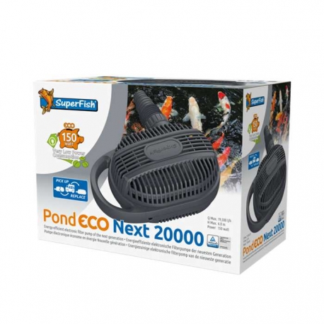 SUPERFISH Pond ECO Next - 20000 L/h - 150W - Pompe pour bassin