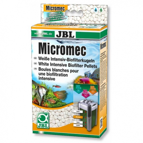 JBL Micromec - Boules Blanches pour Biofiltration Intensive - 700 g