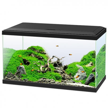 Aquarium CIANO Emotions Pro 60 - Noir - Avec Chauffage et Filtre Inclus - 60 Litres