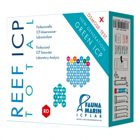 FAUNA MARIN Reef ICP Test Total - Test de laboratoire complet pour aquarium