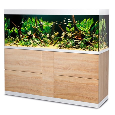 Aquarium OASE HighLine 600 Extra-Clair Chêne tout équipé - 580 Litres