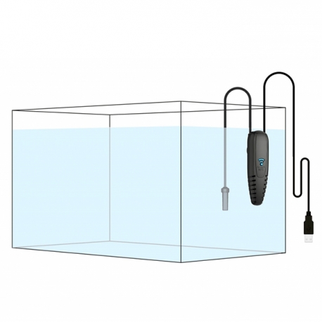 AQUA filtre PAT Mini - 400L/h - Filtre interne pour aquarium jusqu'à 120 L