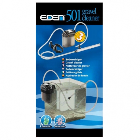 EDEN 501 Gravel Cleaner - Aspirateur de fond pour aquarium