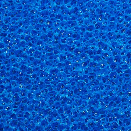Mousse filtre bleu 50x50cm utilisé comme filtre dans les citerne a eau