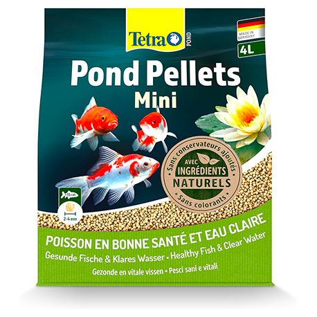 TETRA POND Pellets Mini - Sac de 1,05 kg - 4 L