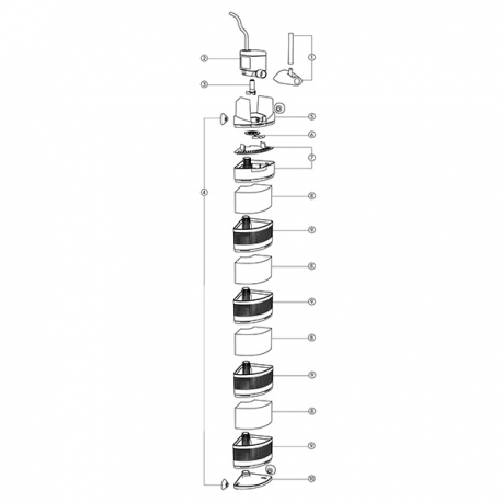 EHEIM Aqua200 Filtre pour aquarium jusqu'à 200 litres