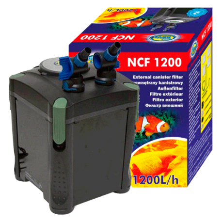 AQUA-NOVA NCF-1200 Filtre externe pour aquarium jusqu'à 450L